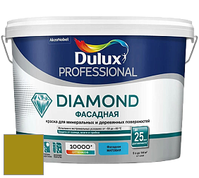 Краска DULUX LUXIUM DIAMOND ФАСАДНАЯ матовая краска цвет RAL 1027 