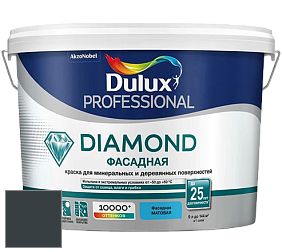 Краска DULUX LUXIUM DIAMOND ФАСАДНАЯ матовая краска цвет RAL 7016 
