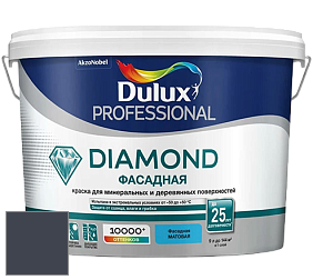 Краска DULUX LUXIUM DIAMOND ФАСАДНАЯ матовая краска цвет NCS S 8010-R70B 