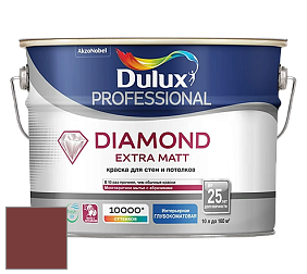 Краска DULUX LUXIUM DIAMOND EXTRA MATT глубокоматовая краска цвет 10YR 09/250 Colonial Red