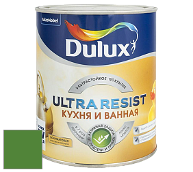 Краска DULUX LUXIUM ULTRA RESIST КУХНЯ И ВАННАЯ полуматовая ультрастойкая краска цвет 46GY 21/423 Banana Leaf Wrap