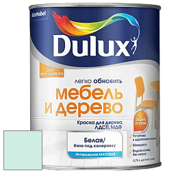 Краска DULUX LUXIUM МЕБЕЛЬ И ДЕРЕВО матовая краска цвет 50GG 82/115 Gentle Green