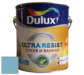 Краска DULUX LUXIUM ULTRA RESIST КУХНЯ И ВАННАЯ матовая ультрастойкая краска цвет 69BG 40/190 Atmosphere View