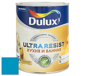 Краска DULUX LUXIUM ULTRA RESIST КУХНЯ И ВАННАЯ полуматовая ультрастойкая краска цвет NCS S 2060-B 