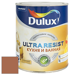 Краска DULUX LUXIUM ULTRA RESIST КУХНЯ И ВАННАЯ полуматовая ультрастойкая краска цвет NCS S 4040-Y50R 