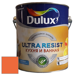 Краска DULUX LUXIUM ULTRA RESIST КУХНЯ И ВАННАЯ матовая ультрастойкая краска цвет NCS S 0580-Y60R 