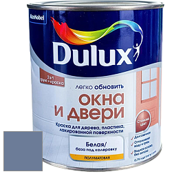 Краска DULUX LUXIUM ОКНА И ДВЕРИ полуматовая краска цвет RAL 5014 