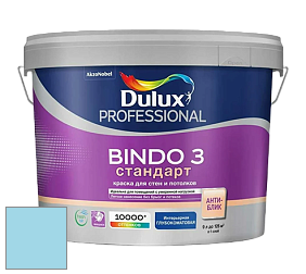Краска DULUX LUXIUM BINDO 3 Стандарт глубокоматовая краска цвет NCS S 0530-B 