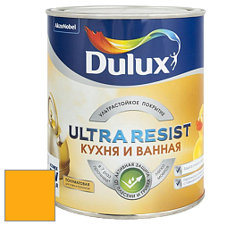 Краска DULUX LUXIUM ULTRA RESIST КУХНЯ И ВАННАЯ полуматовая ультрастойкая краска цвет 19YY 51/758 Supernova