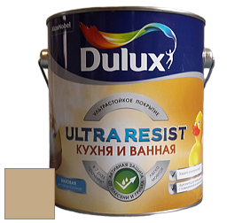 Краска DULUX LUXIUM ULTRA RESIST КУХНЯ И ВАННАЯ матовая ультрастойкая краска цвет 20YY 43/200 Camelcoat