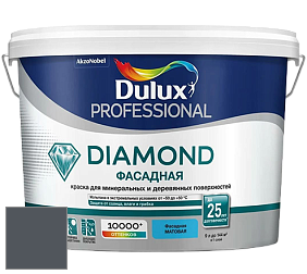 Краска DULUX LUXIUM DIAMOND ФАСАДНАЯ матовая краска цвет RAL 7015 