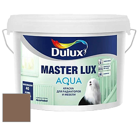 Краска DULUX LUXIUM MASTER LUX AQUA полуглянцевая краска цвет 80YR 16/193 Expresso delight 1
