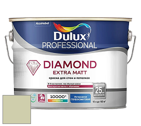 Краска DULUX LUXIUM DIAMOND EXTRA MATT глубокоматовая краска цвет NCS S 1515-G60Y 