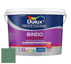 Краска DULUX LUXIUM BINDO НЕГОРЮЧАЯ 9л глубокоматовая краска цвет 10GG 20/206 