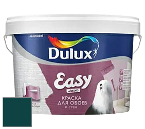 Краска DULUX LUXIUM EASY матовая краска цвет RAL 6004 