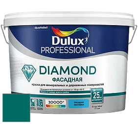 Краска DULUX LUXIUM DIAMOND ФАСАДНАЯ матовая краска цвет NCS S 4550-B50G 