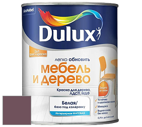Краска DULUX LUXIUM МЕБЕЛЬ И ДЕРЕВО матовая краска цвет NCS S 6020-R20B 