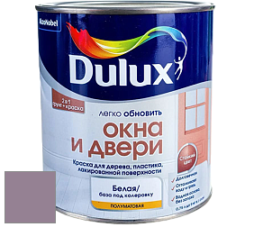Краска DULUX LUXIUM ОКНА И ДВЕРИ полуматовая краска цвет NCS S 4020-R40B 