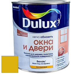 Краска DULUX LUXIUM ОКНА И ДВЕРИ полуматовая краска цвет RAL 1032 