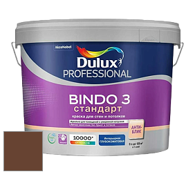 Краска DULUX LUXIUM BINDO 3 Стандарт глубокоматовая краска цвет 60YR 08/186 Woodhaven
