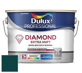 Краска DULUX LUXIUM DIAMOND EXTRA MATT глубокоматовая краска цвет RAL 6004 