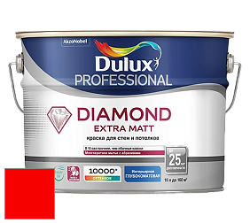 Краска DULUX LUXIUM DIAMOND EXTRA MATT глубокоматовая краска цвет RAL 3024 