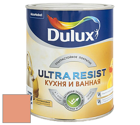 Краска DULUX LUXIUM ULTRA RESIST КУХНЯ И ВАННАЯ полуматовая ультрастойкая краска цвет 56YR 48/398 Mango melody 2