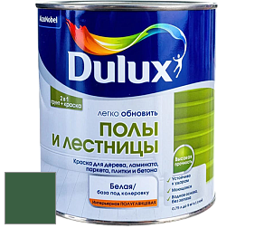 Краска DULUX LUXIUM ПОЛЫ И ЛЕСТНИЦЫ полуглянцевая краска цвет 80GY 11/195 Dramatic Rainforest
