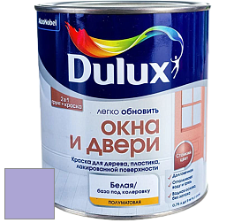 Краска DULUX LUXIUM ОКНА И ДВЕРИ полуматовая краска цвет 07RB 43/231 