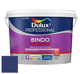 Краска DULUX LUXIUM BINDO НЕГОРЮЧАЯ 9л глубокоматовая краска цвет 91BB 07/263 Twilight Zone