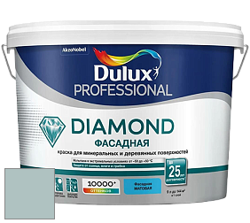 Краска DULUX LUXIUM DIAMOND ФАСАДНАЯ матовая краска цвет NCS S 2010-B50G 