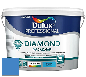 Краска DULUX LUXIUM DIAMOND ФАСАДНАЯ матовая краска цвет NCS S 2060-R80B 