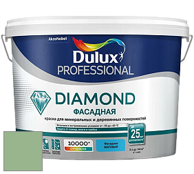 Краска DULUX LUXIUM DIAMOND ФАСАДНАЯ матовая краска цвет NCS S 2030-G20Y 