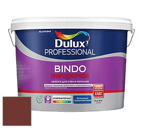 Краска DULUX LUXIUM BINDO НЕГОРЮЧАЯ 9л глубокоматовая краска цвет RAL 3009 