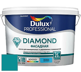 Краска DULUX LUXIUM DIAMOND ФАСАДНАЯ матовая краска цвет NCS S 3050-B30G 