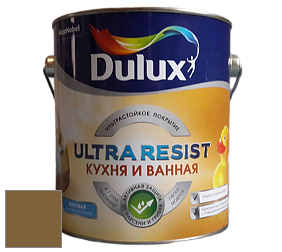 Краска DULUX LUXIUM ULTRA RESIST КУХНЯ И ВАННАЯ матовая ультрастойкая краска цвет 20YY 15/245 Westchester Gold