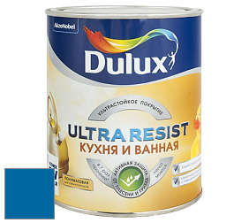 Краска DULUX LUXIUM ULTRA RESIST КУХНЯ И ВАННАЯ полуматовая ультрастойкая краска цвет NCS S 3065-R90B 