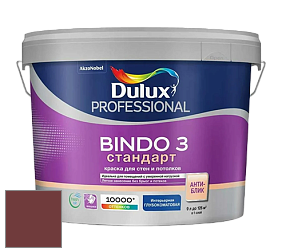 Краска DULUX LUXIUM BINDO 3 Стандарт глубокоматовая краска цвет 12YR 07/279 