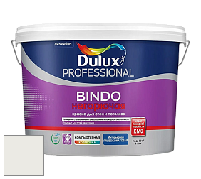 Краска DULUX LUXIUM BINDO НЕГОРЮЧАЯ 9л глубокоматовая краска цвет 30GY 83/021 Extreme White