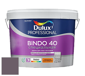 Краска DULUX LUXIUM BINDO 40 Специальная полуглянцевая краска цвет 10RR 13/081 Mercury shower 1
