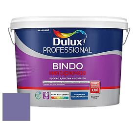 Краска DULUX LUXIUM BINDO НЕГОРЮЧАЯ 9л глубокоматовая краска цвет 10RB 19/262 Amethyst falls 4
