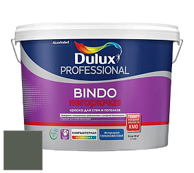 Краска DULUX LUXIUM BINDO НЕГОРЮЧАЯ 9л глубокоматовая краска цвет 50GY 10/068 