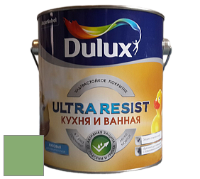 Краска DULUX LUXIUM ULTRA RESIST КУХНЯ И ВАННАЯ матовая ультрастойкая краска цвет 50GY 37/335 Ivy Cottage
