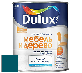 Краска DULUX LUXIUM МЕБЕЛЬ И ДЕРЕВО матовая краска цвет 31BG 10/240 Intense Depths