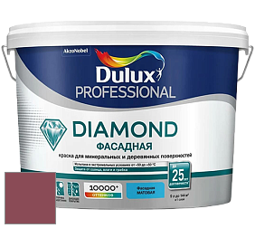 Краска DULUX LUXIUM DIAMOND ФАСАДНАЯ матовая краска цвет 72RR 13/253 Brave Begonia