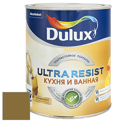 Краска DULUX LUXIUM ULTRA RESIST КУХНЯ И ВАННАЯ полуматовая ультрастойкая краска цвет 30YY 16/350 