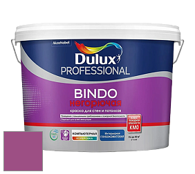 Краска DULUX LUXIUM BINDO НЕГОРЮЧАЯ 9л глубокоматовая краска цвет 01RR 16/397 Exotic Bloom