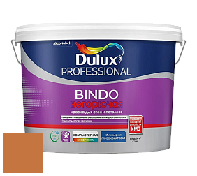 Краска DULUX LUXIUM BINDO НЕГОРЮЧАЯ 9л глубокоматовая краска цвет 80YR 27/530 Nigerian sands 3