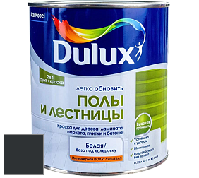 Краска DULUX LUXIUM ПОЛЫ И ЛЕСТНИЦЫ полуглянцевая краска цвет RAL 7021 
