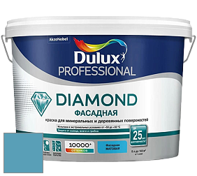Краска DULUX LUXIUM DIAMOND ФАСАДНАЯ матовая краска цвет 70BG 32/238 Hidden Harbor